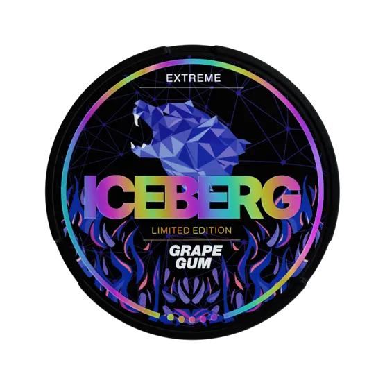 Iceberg Grape Gum snuslink.com