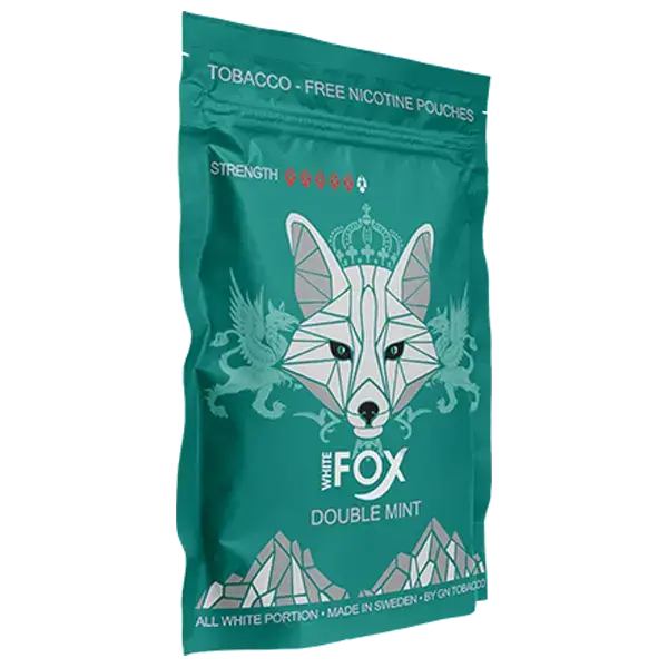 White Fox Double Mint Soft Pack snuslink.com
