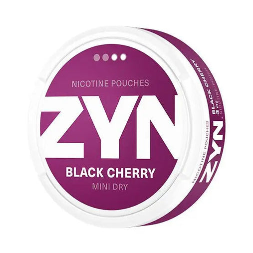 ZYN Black Cherry Mini Dry 3 snuslink.com