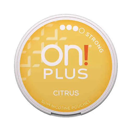 on! PLUS Citrus 9mg snuslink.com